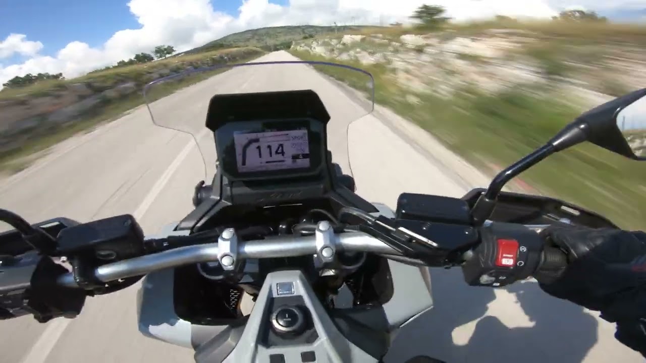 2022 HONDA X-ADV POV | FAST RIDE with YAMAHA R1