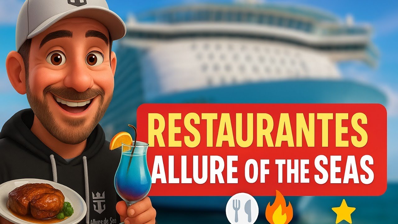 PROBAMOS TODOS LOS RESTAURANTES del Allure of the Seas 🍽️🔥 | ¿Valen la pena?
