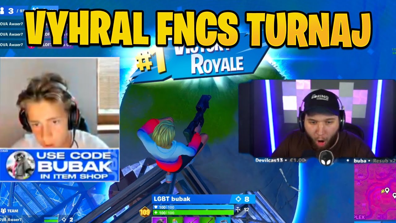 BUBÁK VYHRÁL FNCS!😱Nadávajú Mu!