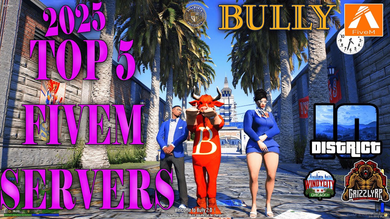 *NEW* Top 5 Best Fivem GTA Roleplay Servers(2025) *Free GTA 5 RP Fivem Servers for BEGINNERS PT.3