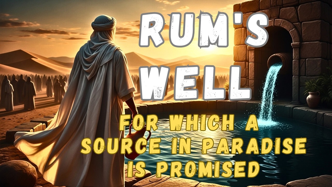 The Well of Rum, for which a spring in Paradise was promised. The secret legacy of Usman ibn Affan