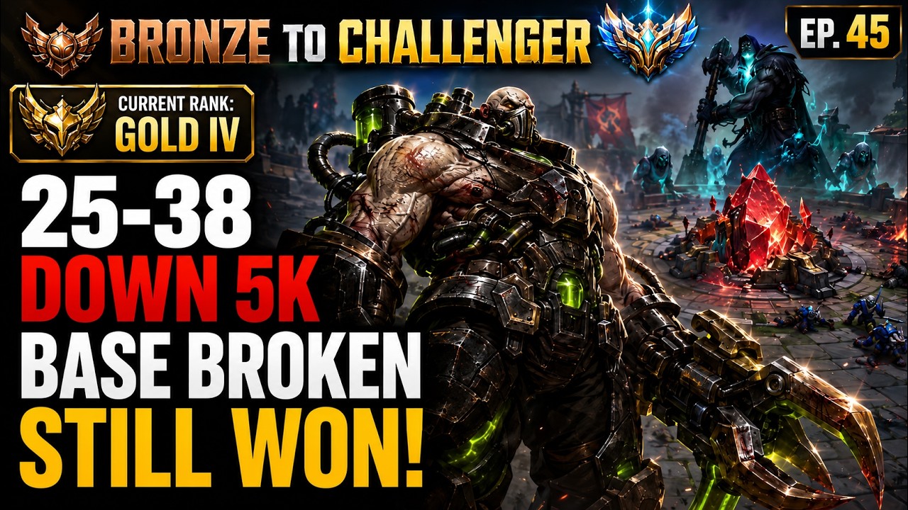 Ep. 45 - Bronze to Challenger - Urgot vs Yorick - The Most Impossible Comeback So Far