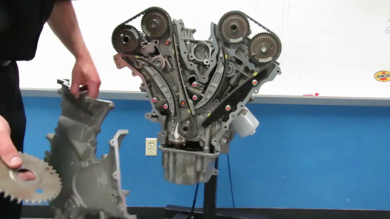 Ford 3.0 Remove the engine covers/Timing chain