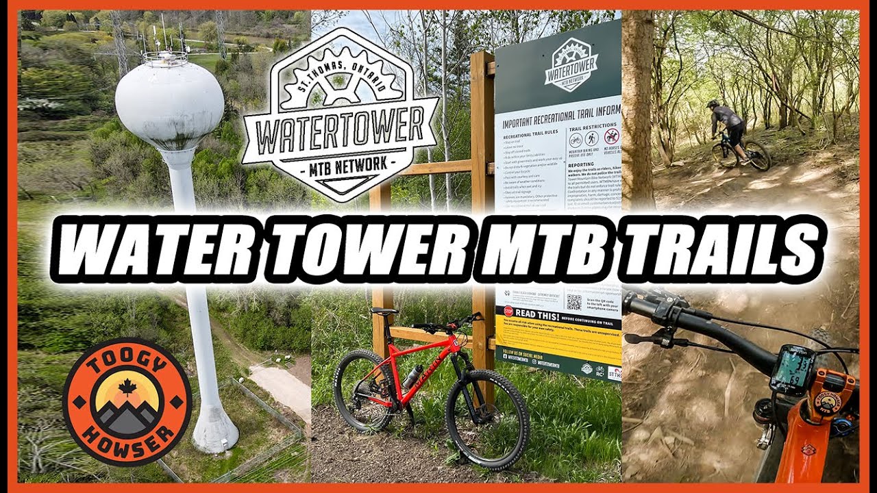 Water Tower MTB Network Trails in St. Thomas! I can ride my bike to the trails!