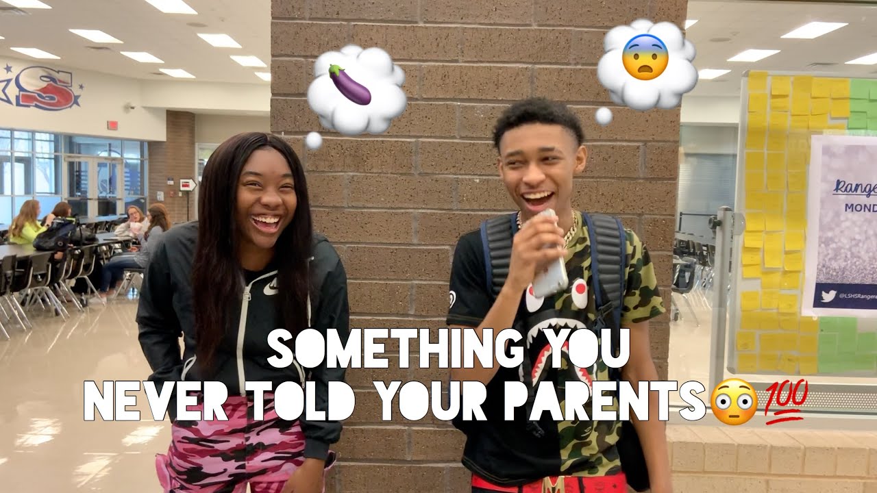 SOMETHING YOU NEVER TOLD YOUR PARENTS😱😭 | PUBLIC INTERVIEW (HIGH SCHOOL EDITION📚)