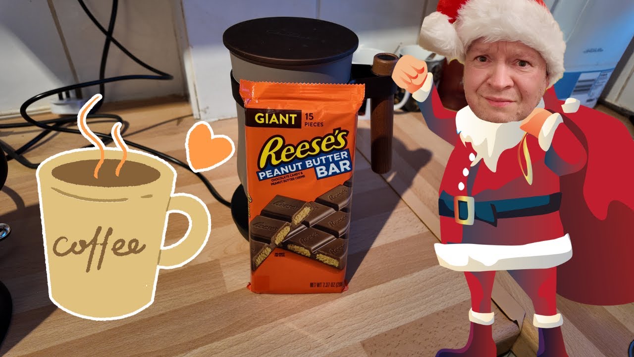 Готовлю свой собственный кофе с арахисовым маслом от Reece's 😋