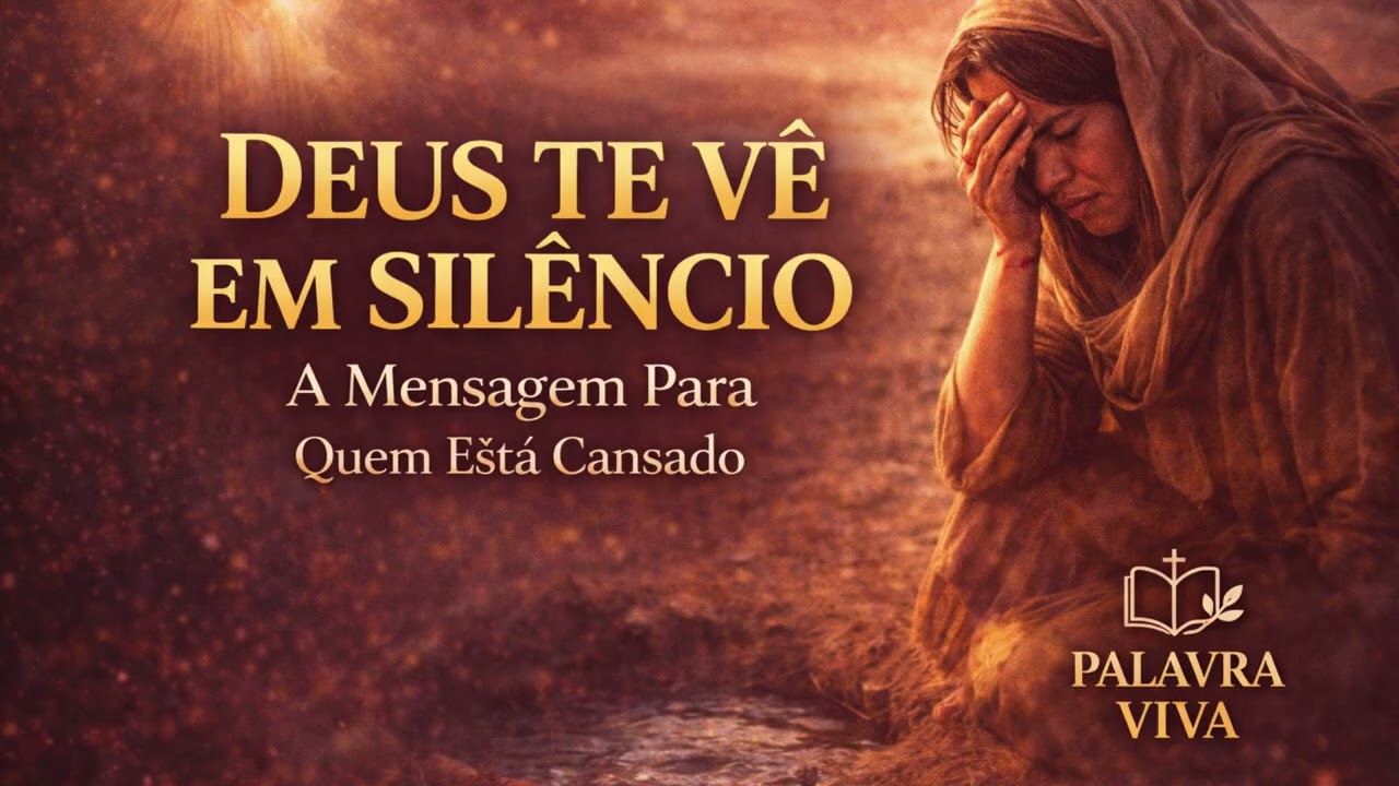 DEUS TE VÊ EM SILÊNCIO 🕊️ A Mensagem Para Quem Está Cansado