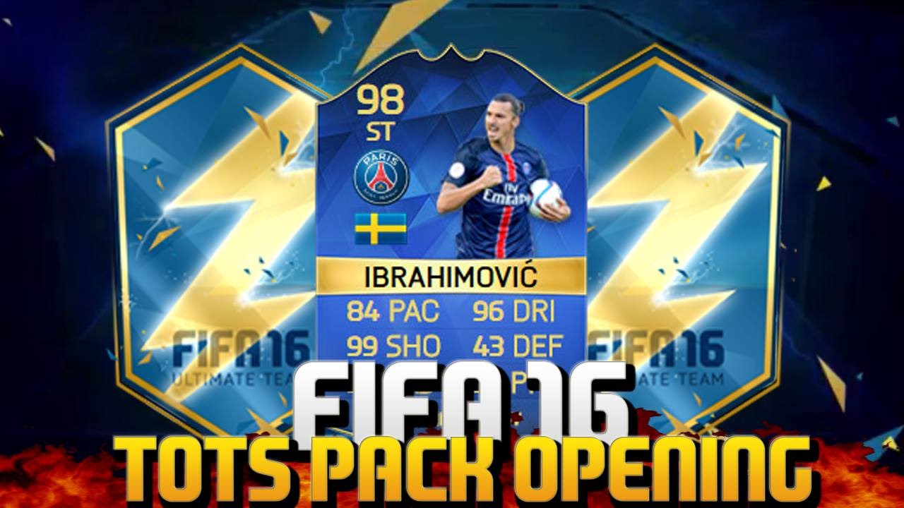FIFA 16 - TOTS PACK OPENING - OMG! 3 90+ JÁTÉKOS???