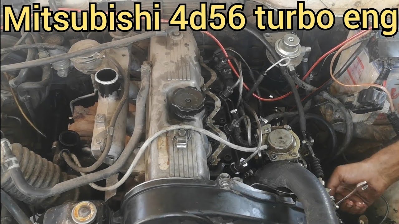 mitsubishi pajero 4d56 turbo engine sounds