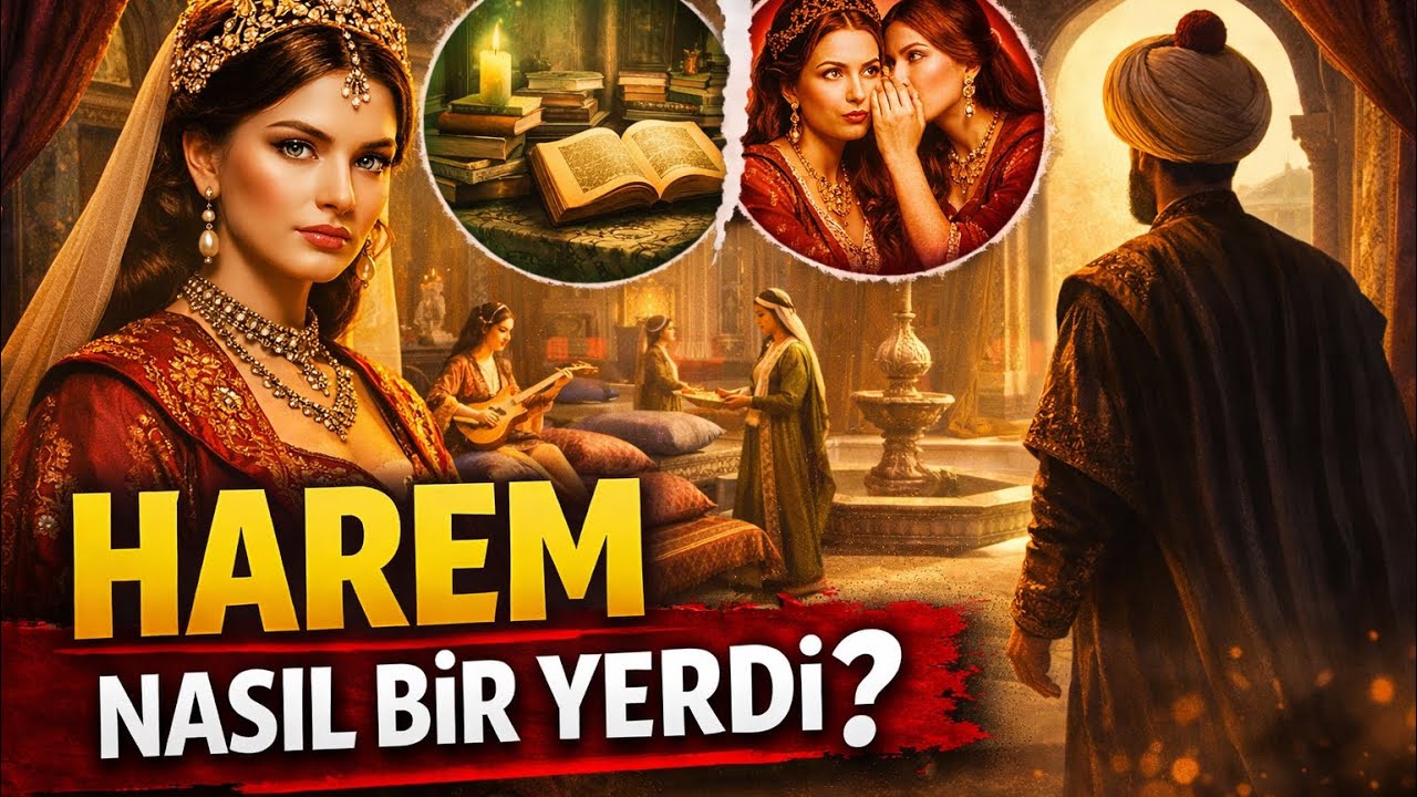 Harem: Entrika mı? Eğitim mi ? Tüm gerçekliğiyle Osmanlı Haremi