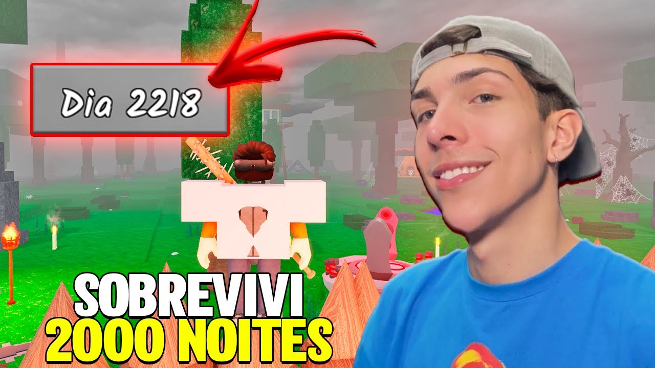 EU SOBREVIVI MAIS DE 2000+ NOITES NO 99 NOITES NA FLORESTA! 😱