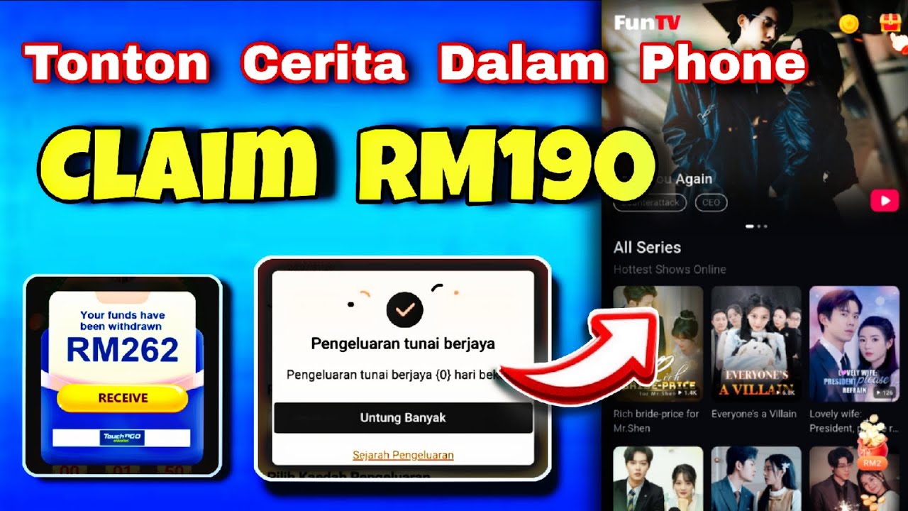 Tonton video ini dapat duit tng ewallet 2026 - CLAIM RM190