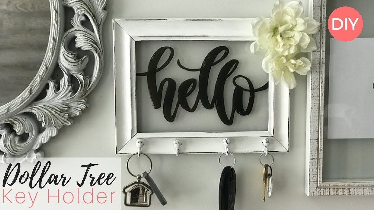 Key Holder DIY | DOLLAR TREE DIY | Ashleigh Lauren Tutorials | Shabby Chic