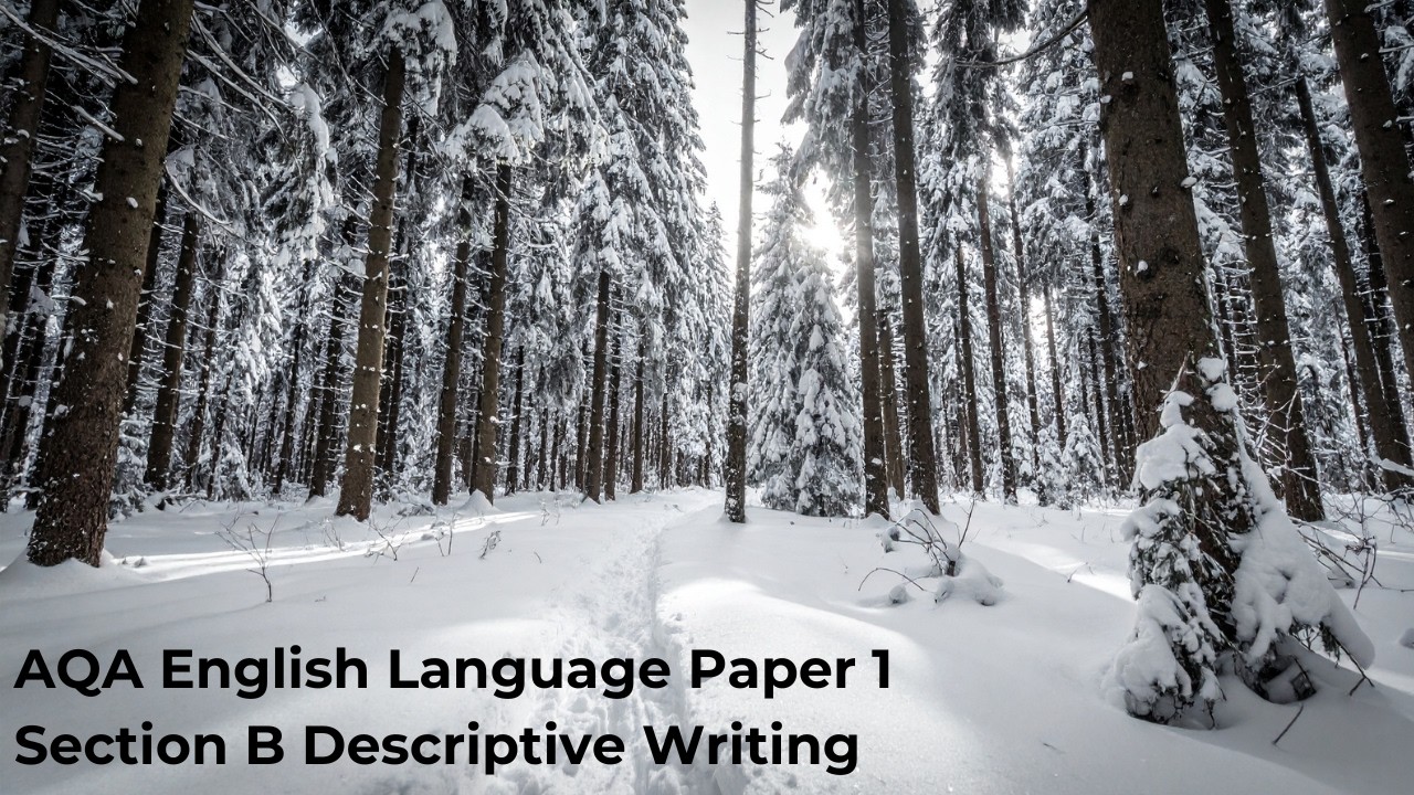February Half-Term Exam Preparation: English Language Paper 1, Section B: Snowy Forest Description