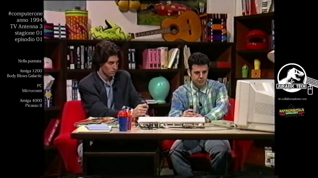 Jurassic Tech 01 - ComputerONE puntata 01 serie 01 - anno 1994