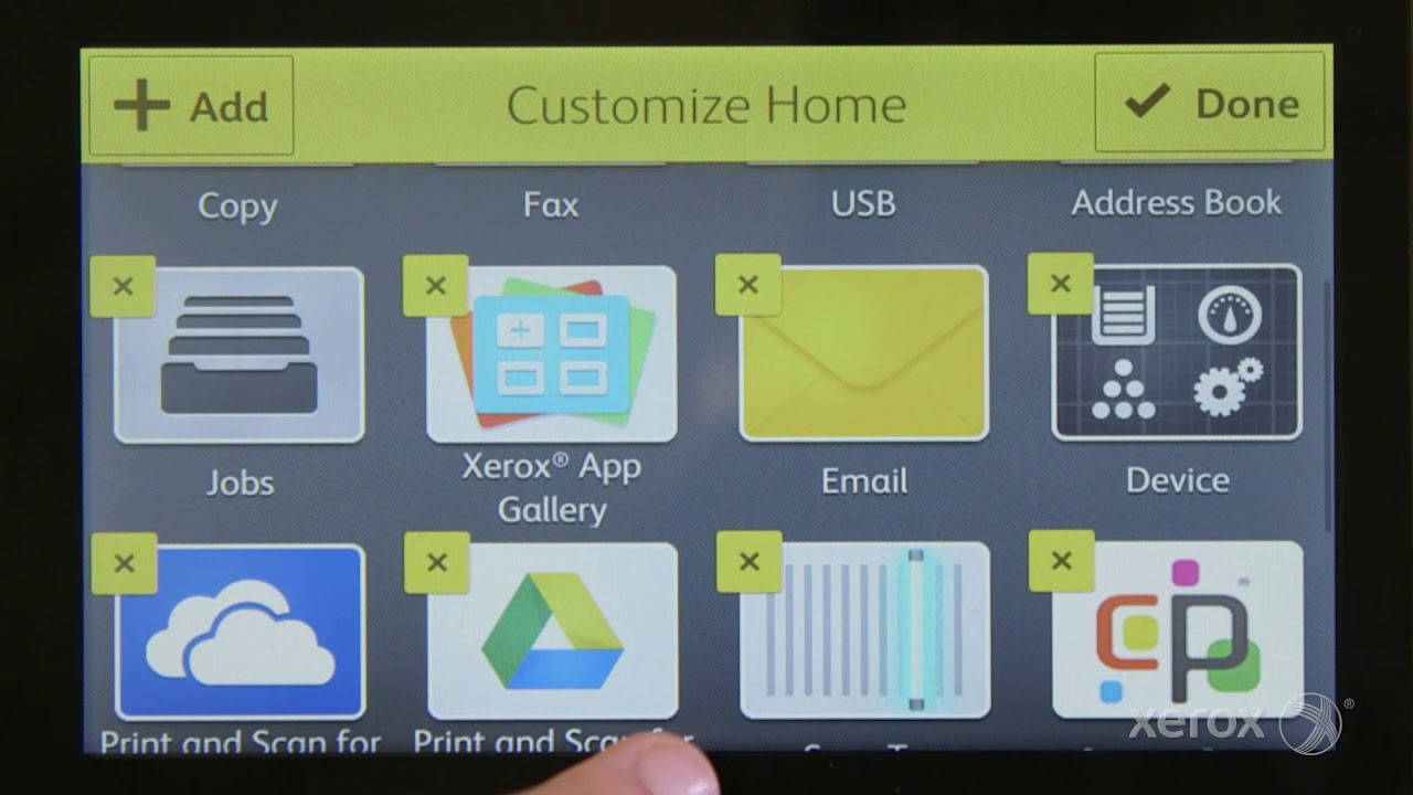 Xerox VersaLink Quick Tip: Customize Your Home Screen