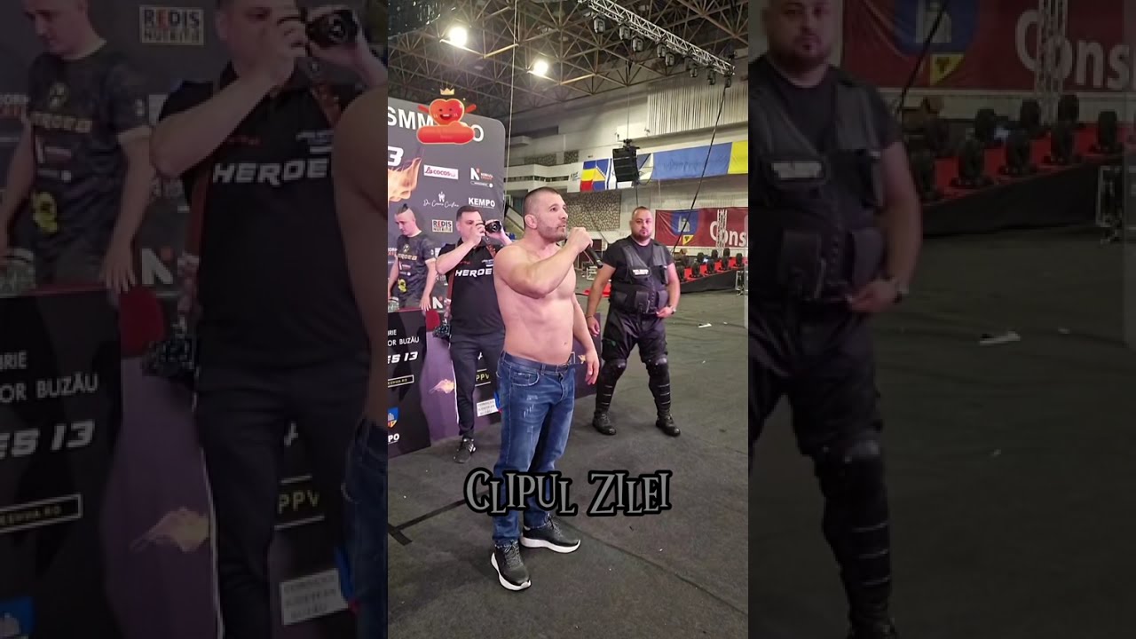 Show la Conferința Heroes! Ciudin Daniel oprit cu greu de forțele de ordine! Pascu,Amansio 😂💪💣🔝