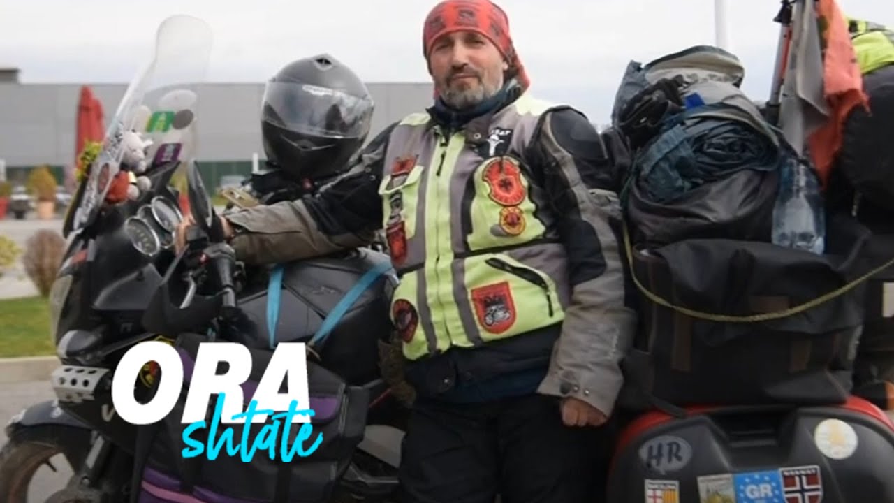 Ora 7 - Dashnor Balliu, motoçiklisti shqiptar që po tenton të hyjë në Guinnness