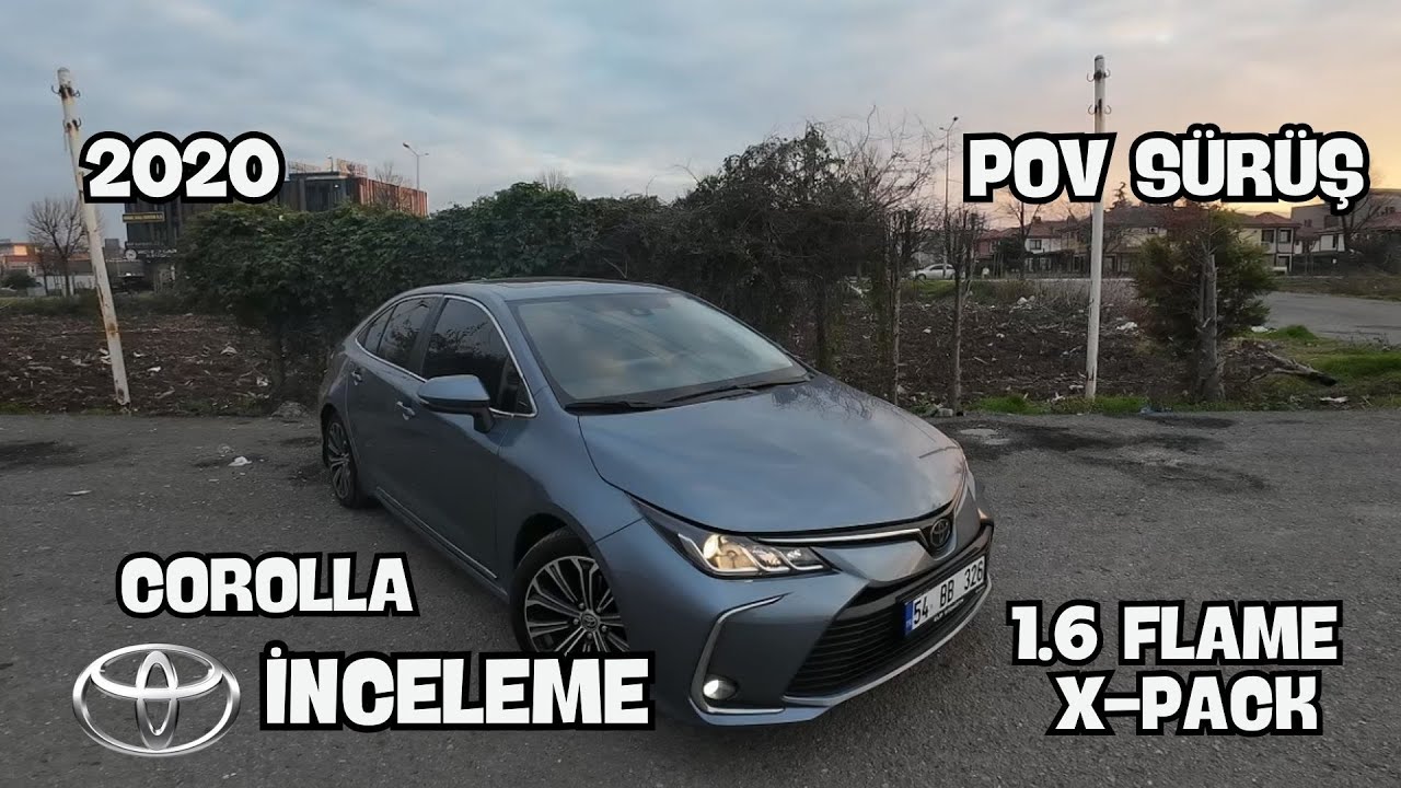 COROLLA FLAME X-PACK 2020 1.6 132 HP İNCELEME/POV SÜRÜŞ