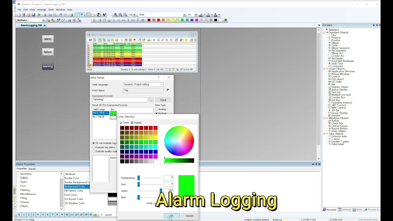 Wincc Alarm Logging