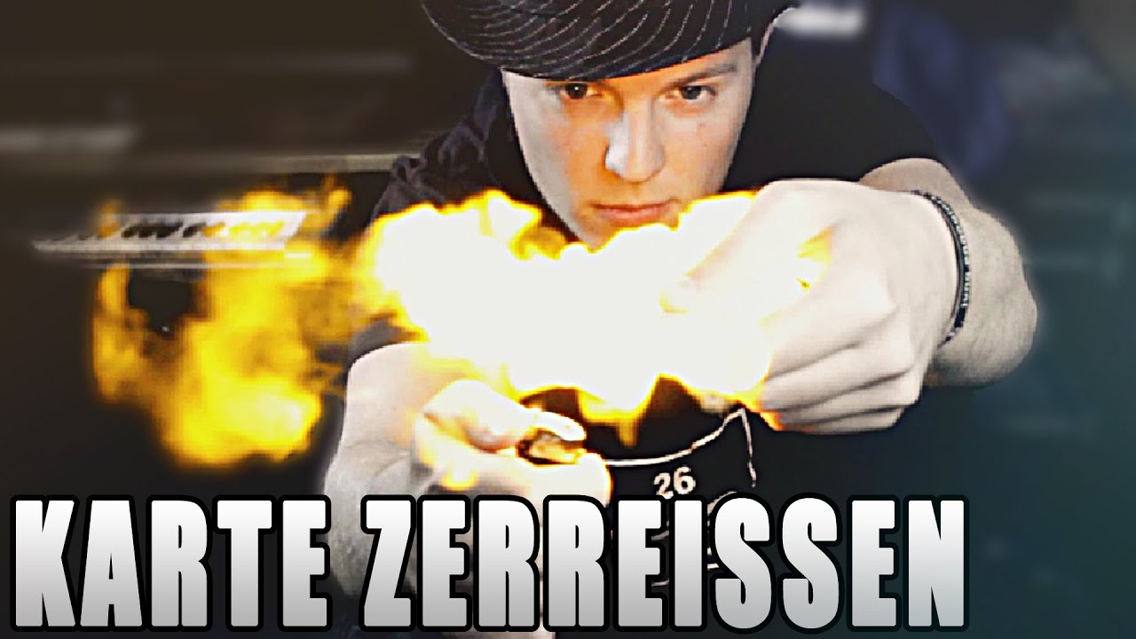 KARTE ZERREISSEN UND WIEDERHERSTELLEN - Kartentricks mit Erklärung auf Deutsch