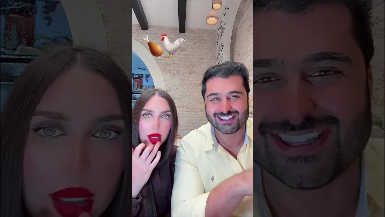 دكتوره خلود مع زوجها امين اللورد في ابوالعبد😍