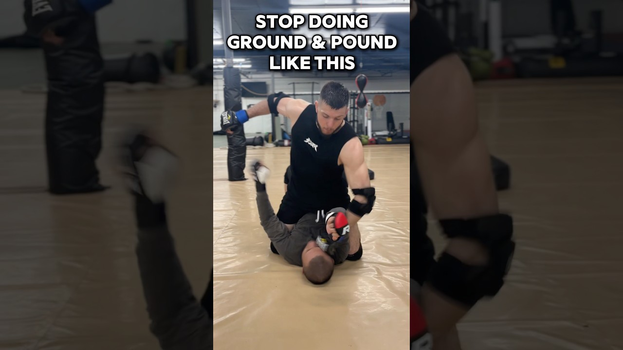 Proper Ground & Pound From Mount 🔥 Like & Subscribe For More