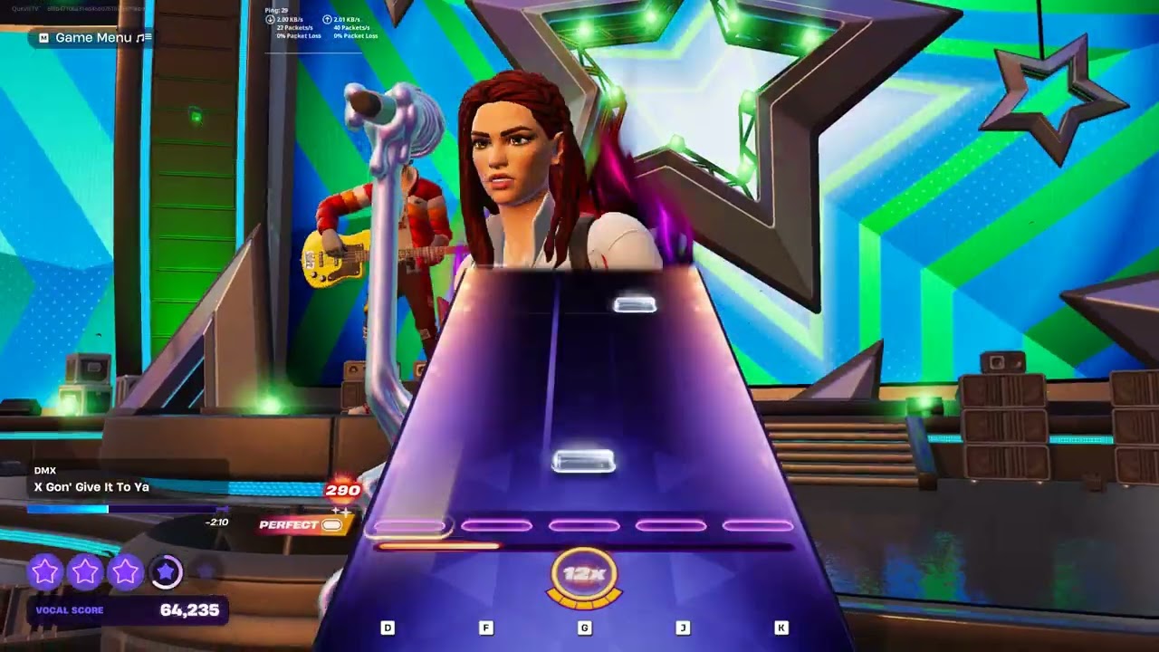 x gon' give it to ya x2 speed | Fortnite Festival | Vocal | 100% flawless