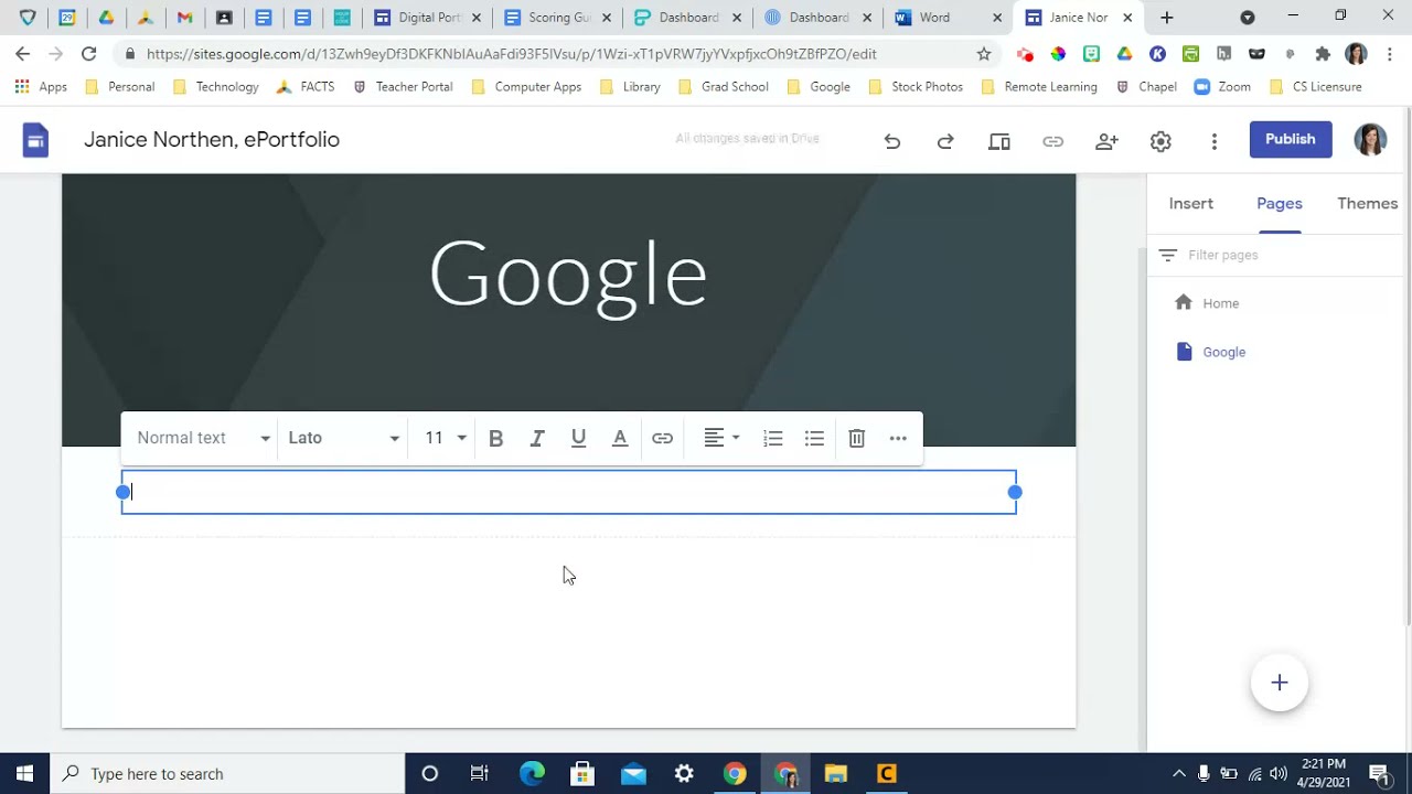 ePortfolio Tutorial