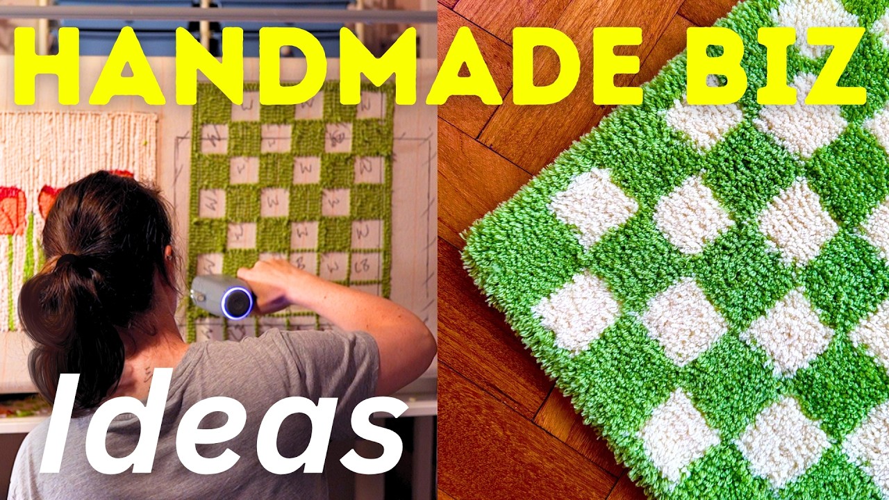 5 UNIQUE Tufted Product Ideas for your Handmade Business