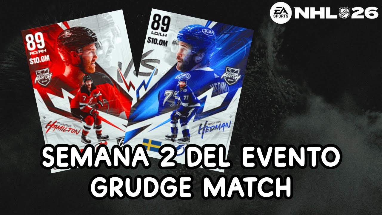 SEMANA 2 DEL EVENTO GRUDGE MATCH | CONTENIDO DE NHL 26