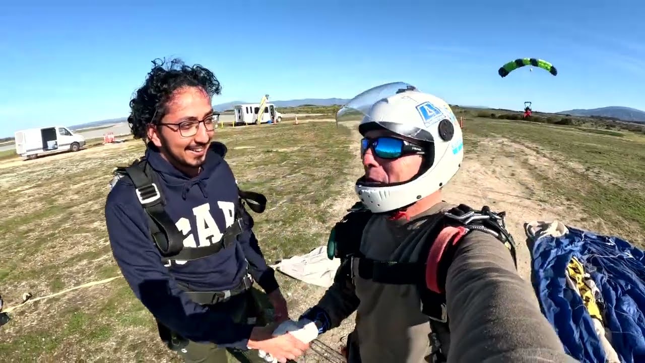 Skydiving at Monterey Bay, CA from 15,000ft with Kalay