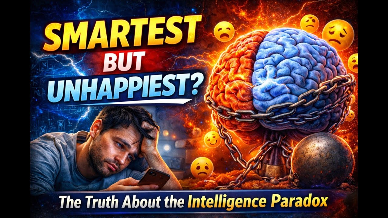 WHY SMART PEOPLE ARE UNHAPPY (THE INTELLIGENCE PARADOX EXPLAINED)