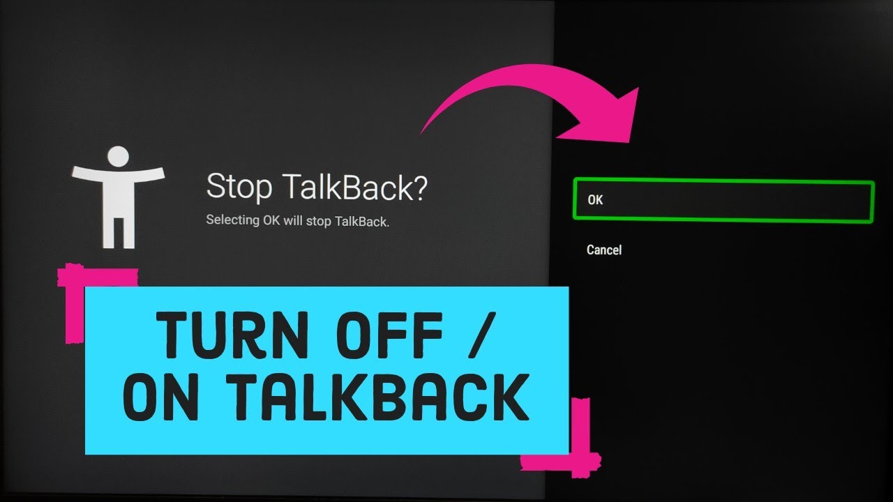 ACER Smart Google TV : How to Turn OFF TalkBack Mode | How to Turn ON / OFF TalkBack