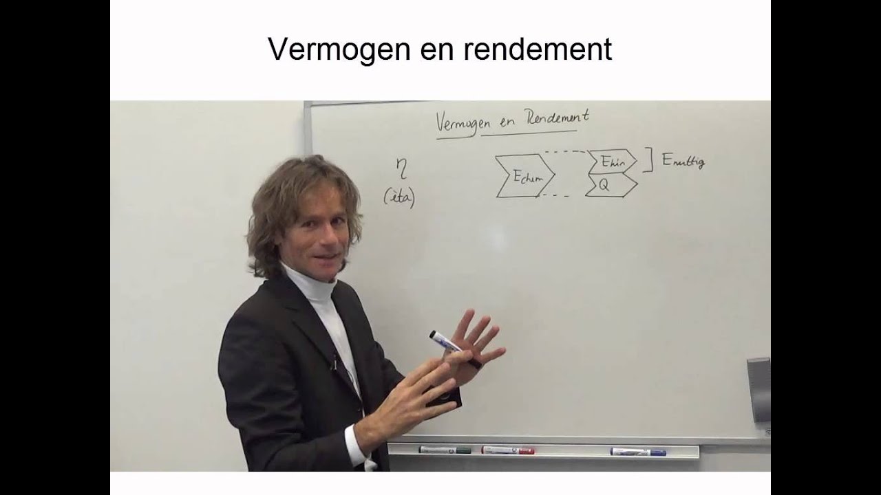Mechanica 18: vermogen en rendement
