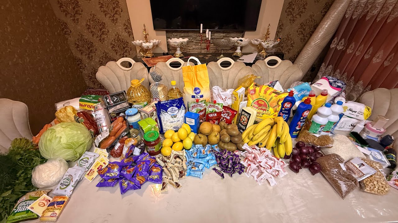 BÖYÜK bazarlıq 🧅🍋 nələr aldım 😌😌#alışveriş #bazarlıq#ərzaqalışverişi