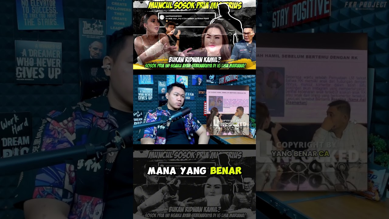 Muncul Sosok Pria Misterius di IG Lisa Mariana: "Bukan Ridwan Kamil Ayahnya, Tapi Saya!"❗❗ Reaction