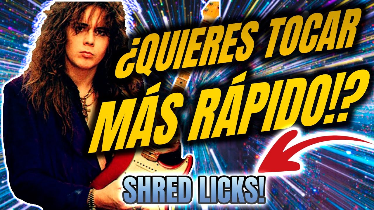 LICKS DE YNGWIE MALMSTEEN - EJERCICIOS DE GUITARRA PARA TOCAR RÁPIDO