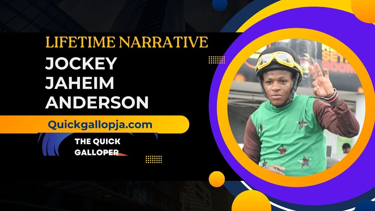 Compelling Lifetime Narrative – Jockey Jaheim Anderson