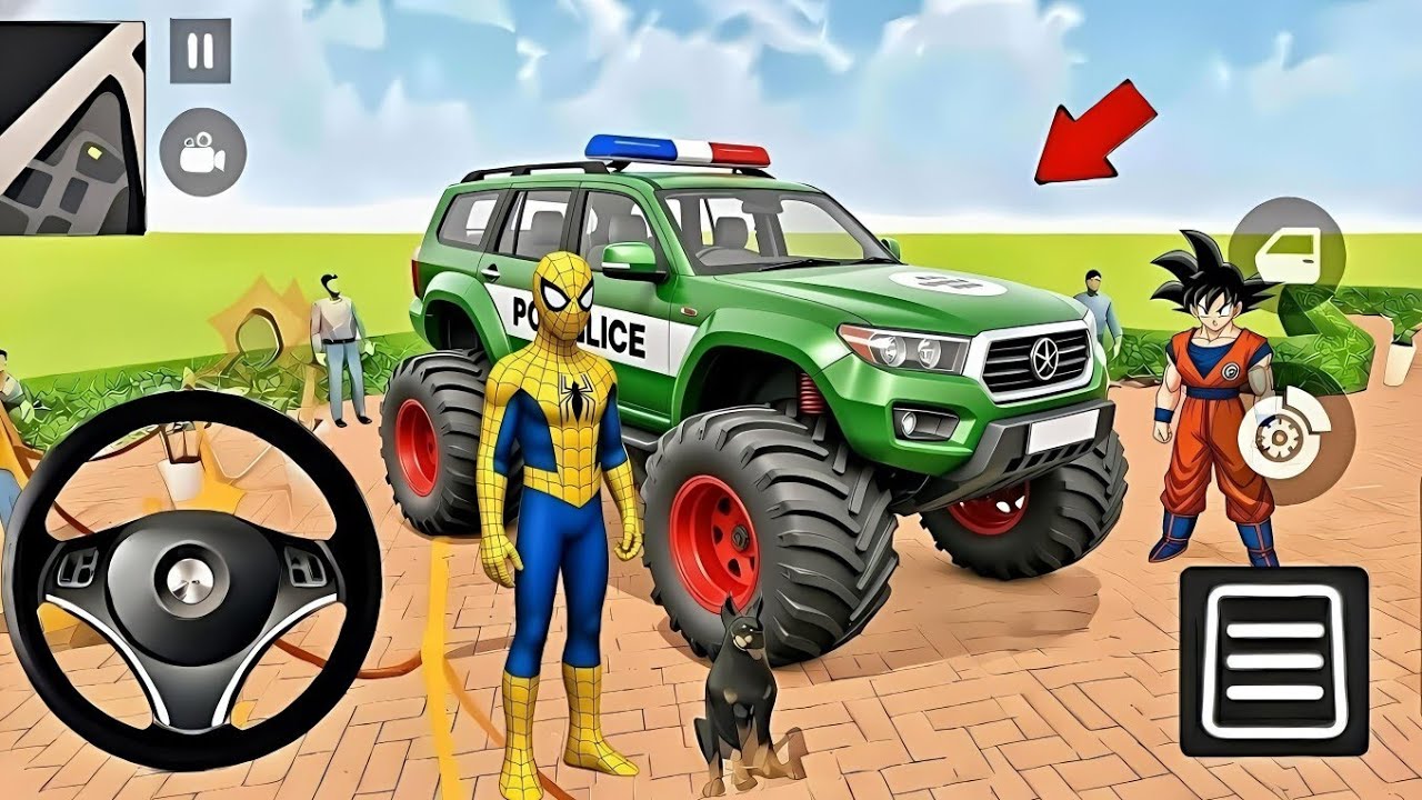 🔥Modified Bike🚳 Purchase by Spiderman 🕷️ | Zombie & Goku City Mission🧟 | Indian Thift Auto Simulator