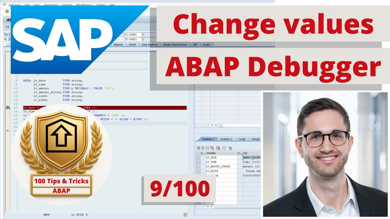 Изменение значений в отладчике ABAP | Совет по ABAP №9