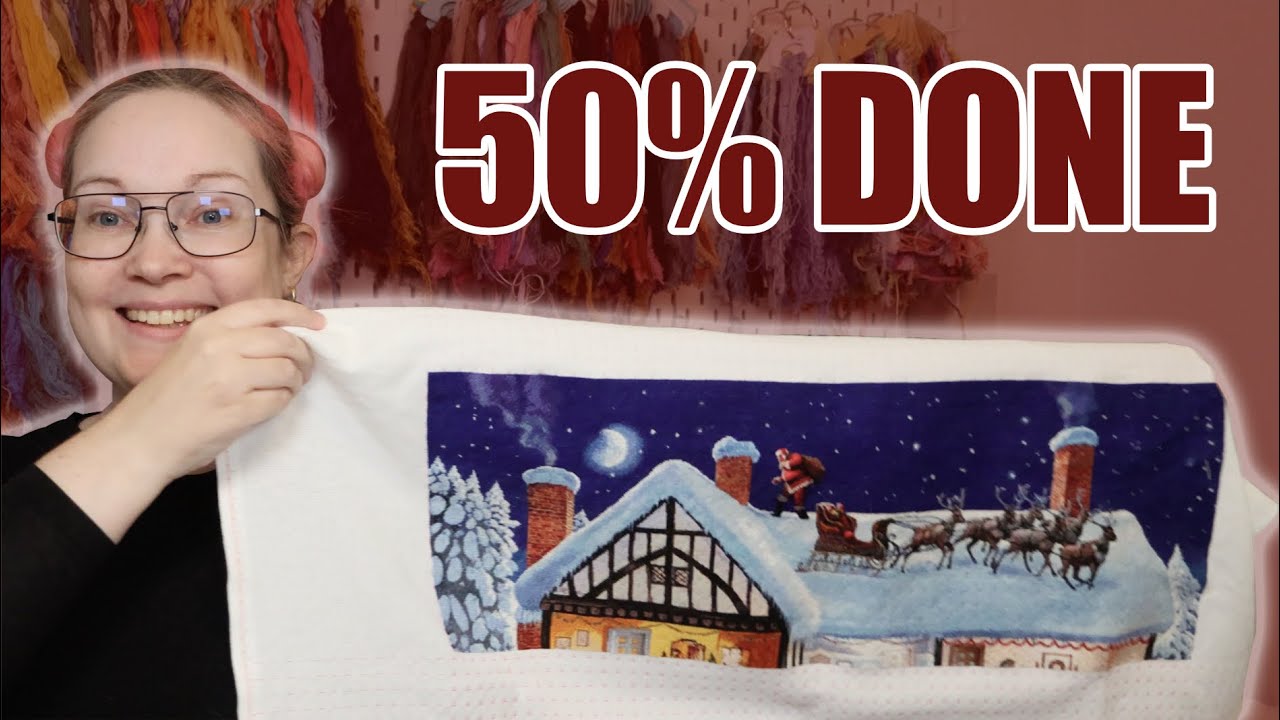 Я достиг 50% в первом рождественском доме.