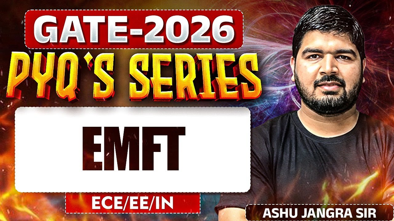 GATE 2026 | EMFT | PYQ's series | ECE/EE & CS/IT | GATE PYQ