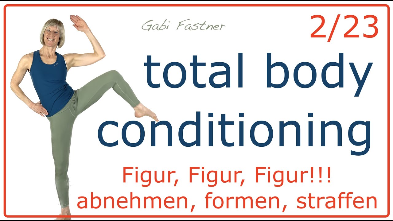 2/23🍡34 min. total body conditioning | Figur-Workout ohne Geräte, für Geübte