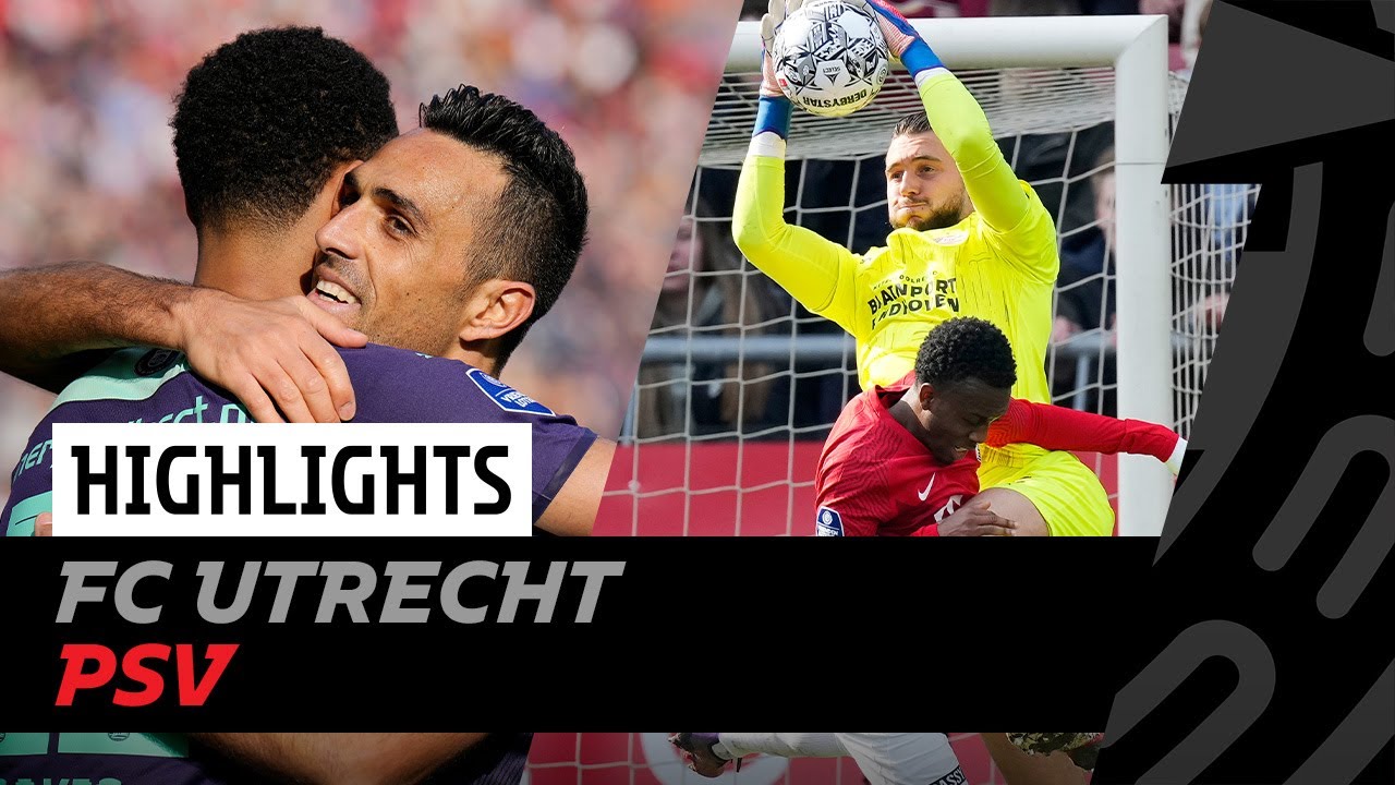 WEERGALOZE reflex van DROMMEL 😮, ZAHAVI scoort w&eacute;&eacute;r! 🎯 | HIGHLIGHTS FC Utrecht - PSV