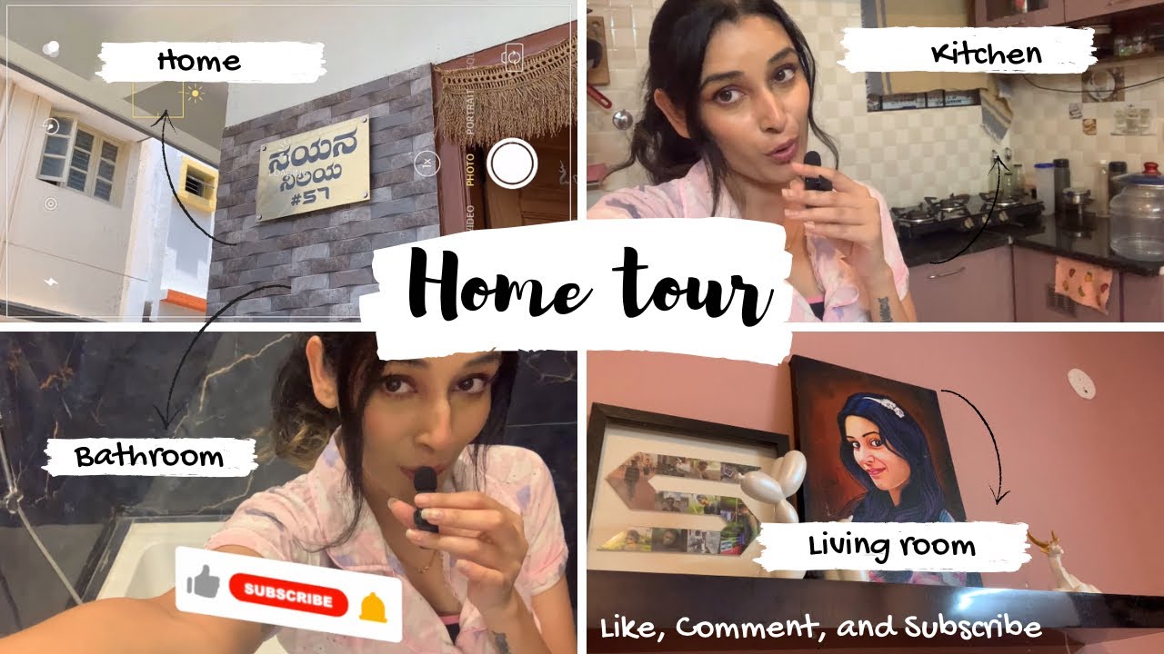 My Home Tour 🩵🏠 #hometour #hometourvlog #hometourvideo #bangalorevlogger #bangalorehomes 