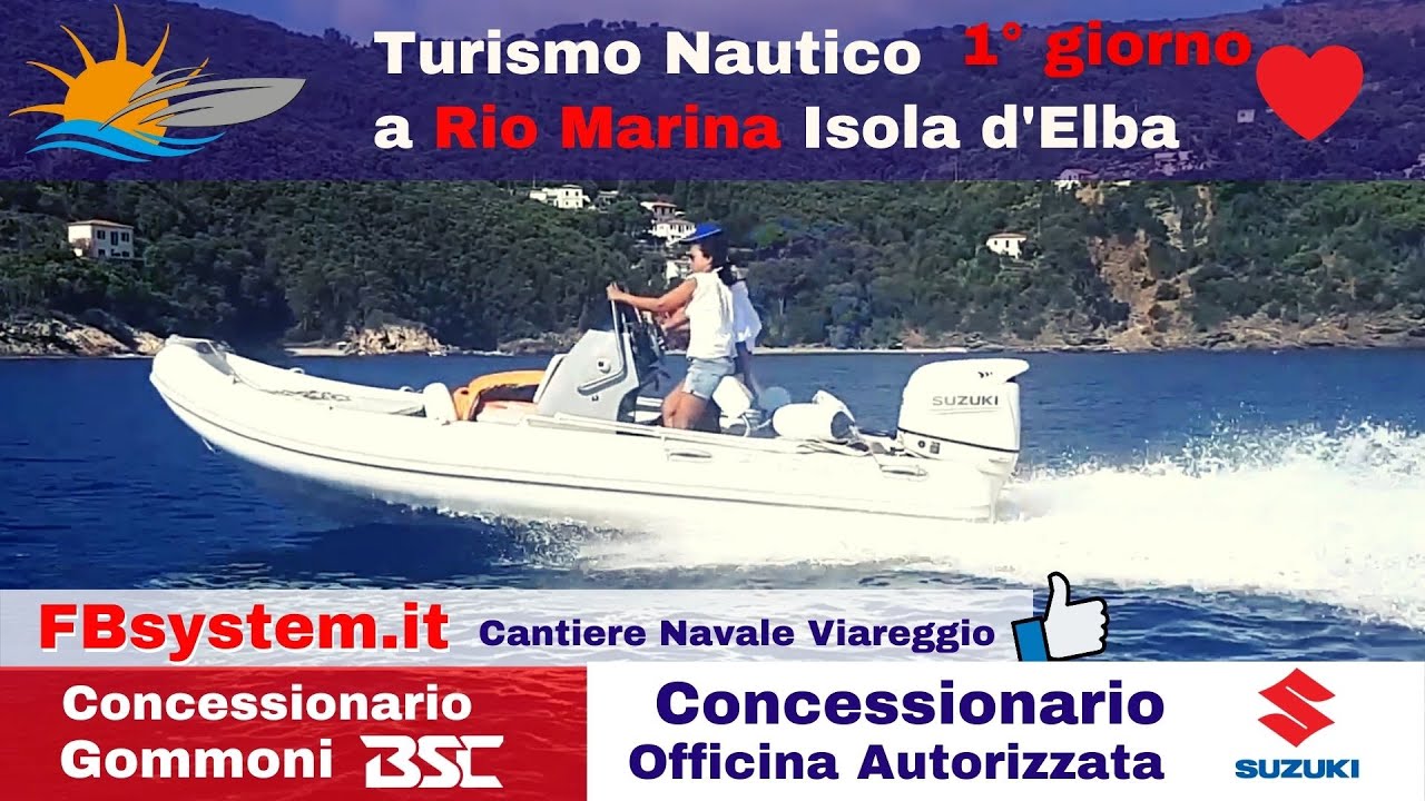 Vacanza in gommone all'Elba
