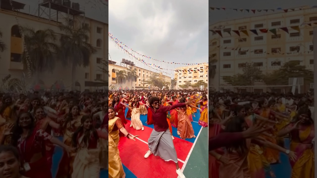 Celebration of Pongal❤️&zwj;🔥2025! #trending #kuthusong #pongal #celebration