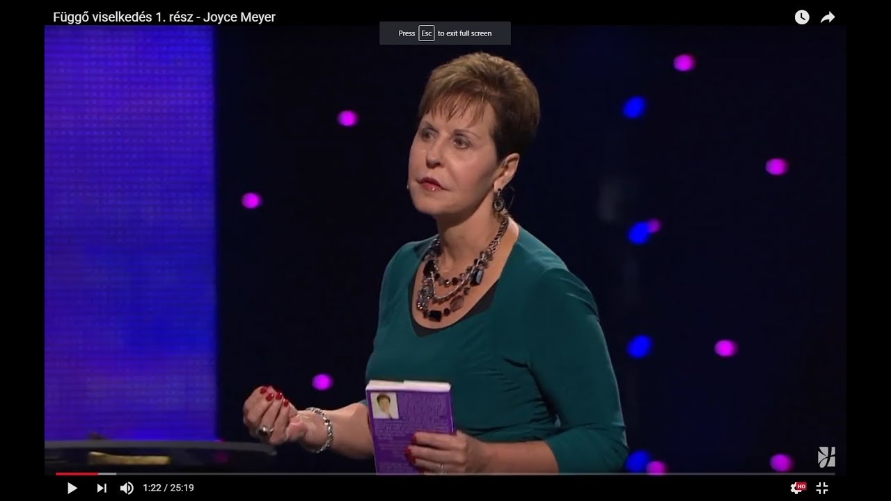 Függő viselkedés 1. rész - Joyce Meyer