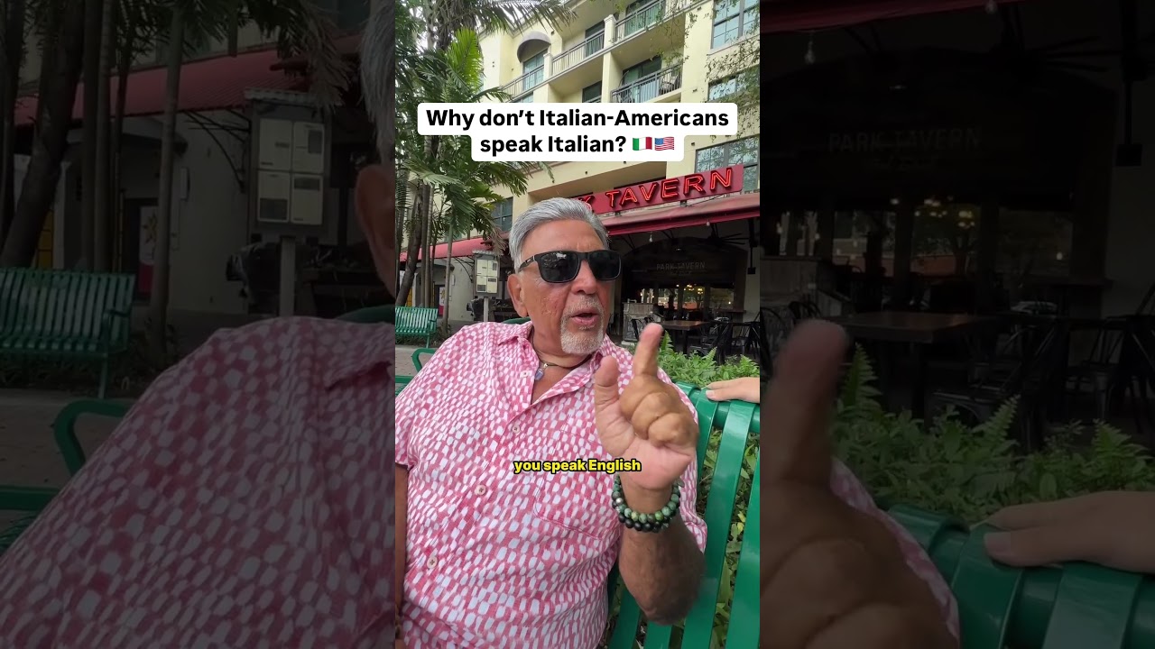 Why don't Italian-Americans speak Italian? 🇮🇹🇺🇸